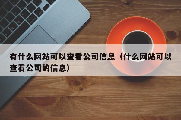 有什么网站可以查看公司信息（什么网站可以查看公司的信息）